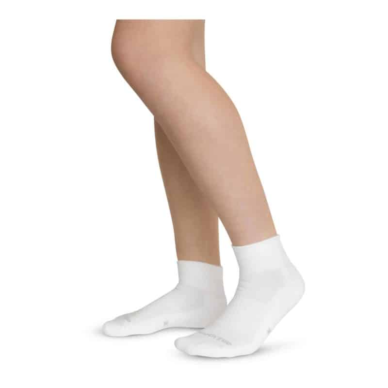 Womens Quarter Cut Compression Socks - Smoothtoe
