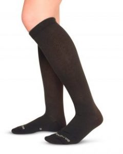 Picture of Black Knee High graduated Compression Socks